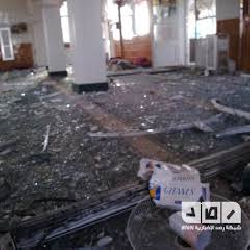 Israeli Settlers burn Abu- Baker Al- Sedeeq mosque in the South of Nablus